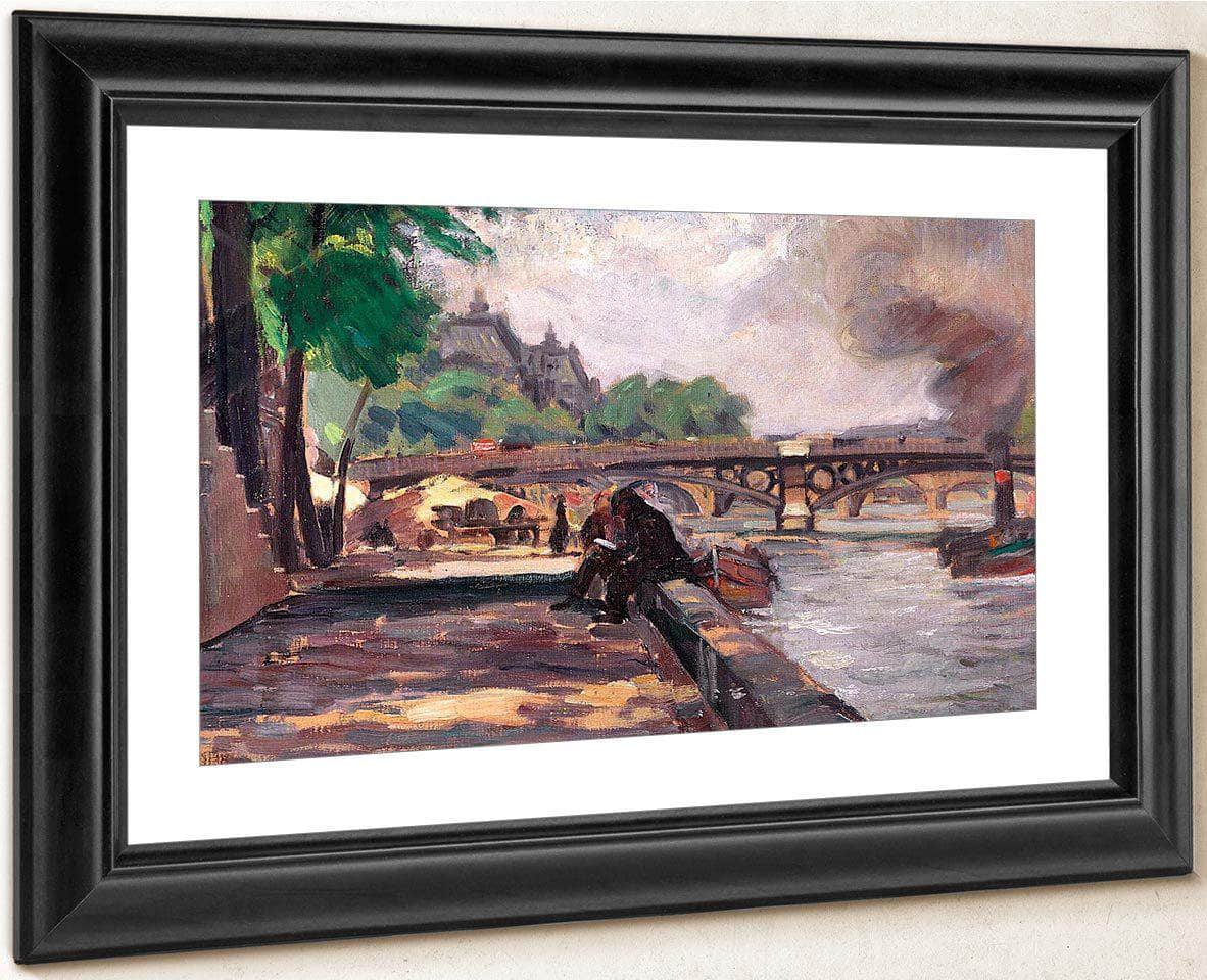 Pont De Solferino By Joseph Kleitsch Fine Art Print