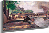 Pont De Solferino By Joseph Kleitsch Fine Art Print