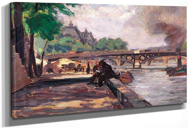Pont De Solferino By Joseph Kleitsch Fine Art Print