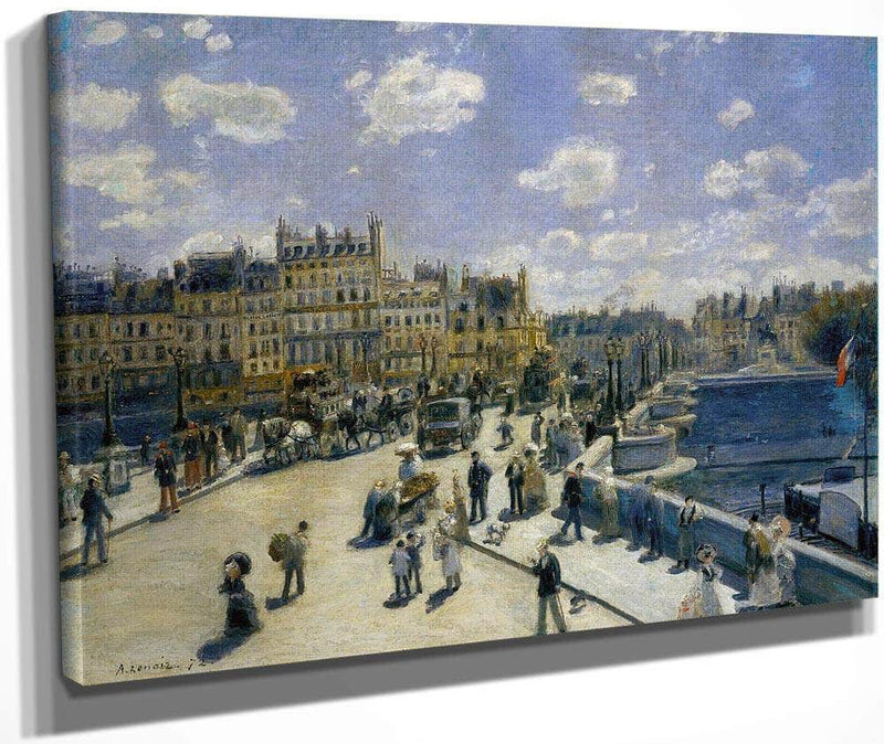 Pont Neuf, Paris By Pierre August Renoir Fine Art Print