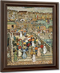 Ponte Della Paglia By Maurice Brazil Prendergast Fine Art Print