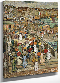 Ponte Della Paglia By Maurice Brazil Prendergast Fine Art Print