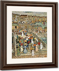 Ponte Della Paglia By Maurice Brazil Prendergast Fine Art Print