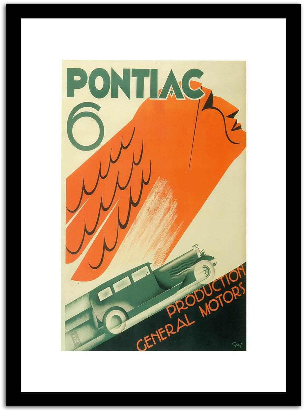 Pontiac  Vintage Poster Fine Art Print