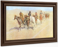 Pony Tracks In The Buffalo Trail By Frederic Remington Fine Art Print