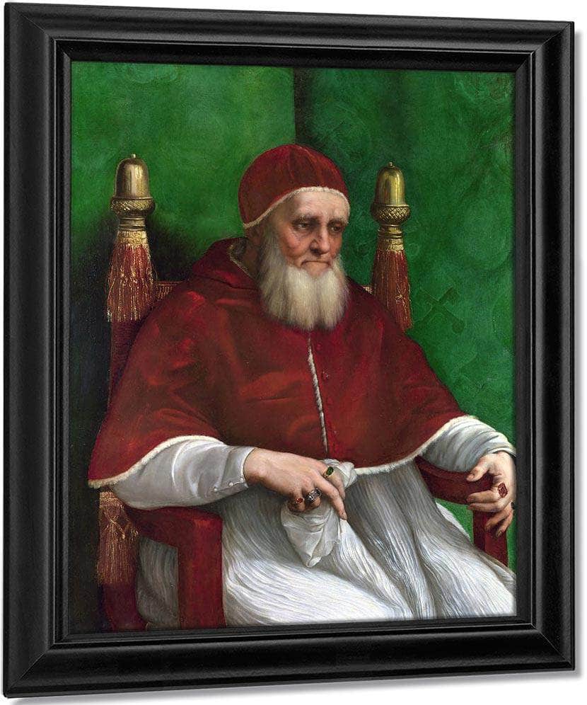 Pope Julius Ii By Raphael Fine Art Print