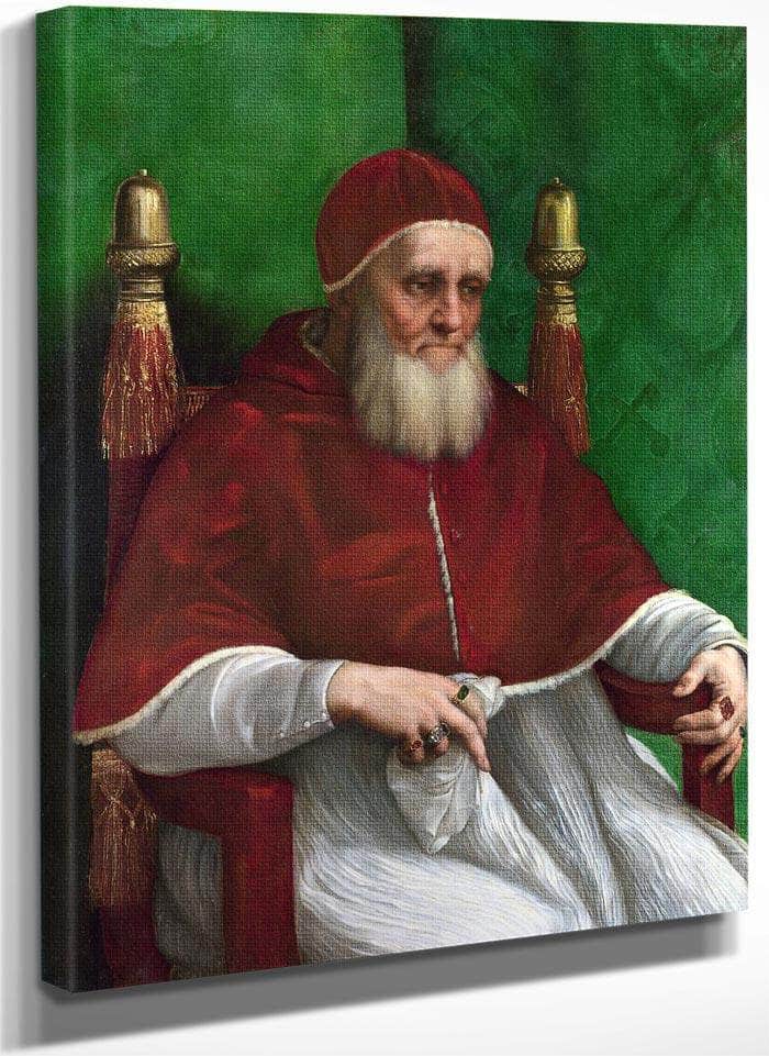 Pope Julius Ii By Raphael Fine Art Print