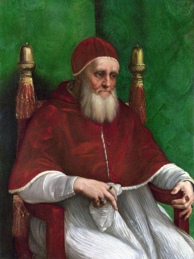 Pope Julius Ii By Raphael Fine Art Print