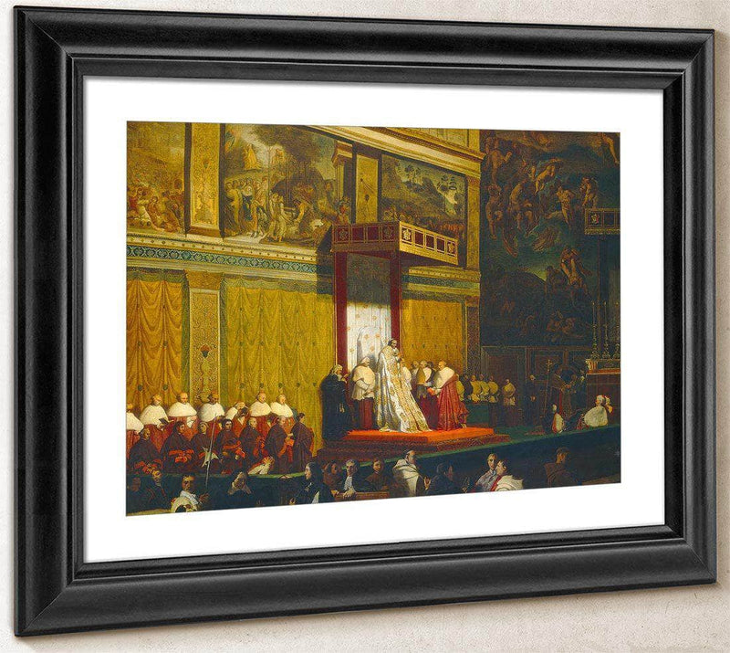 Pope Pius Vii In The Sistine Chapel Jean Auguste Dominique Ingres Fine Art Print