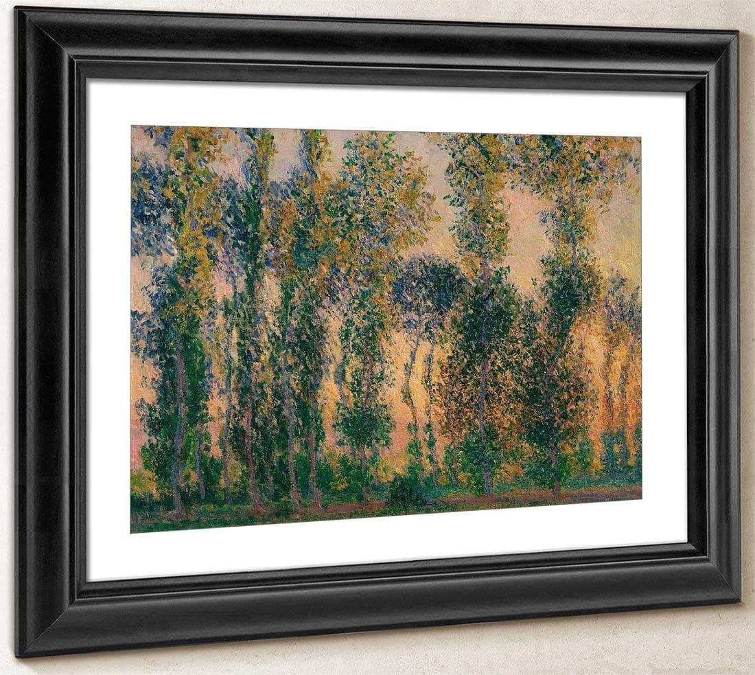Poplars At Giverny Sunrise By Monet Claude Fine Art Print