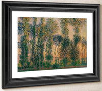 Poplars At Giverny Sunrise By Monet Claude Fine Art Print