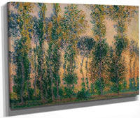 Poplars At Giverny Sunrise By Monet Claude Fine Art Print