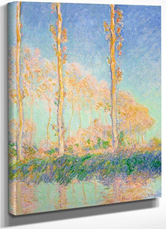 Poplars By Monet Claude Fine Art Print