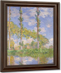 Poplars In The Sun By Claude Monet Fine Art Print