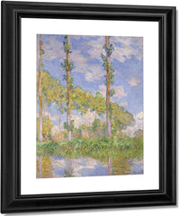 Poplars In The Sun By Claude Monet Fine Art Print