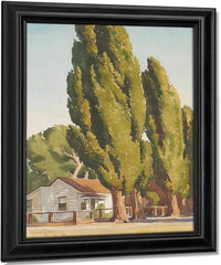 Poplars Of Carson 1937 By Maynard Dixon Fine Art Print