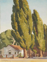 Poplars Of Carson 1937 By Maynard Dixon Fine Art Print
