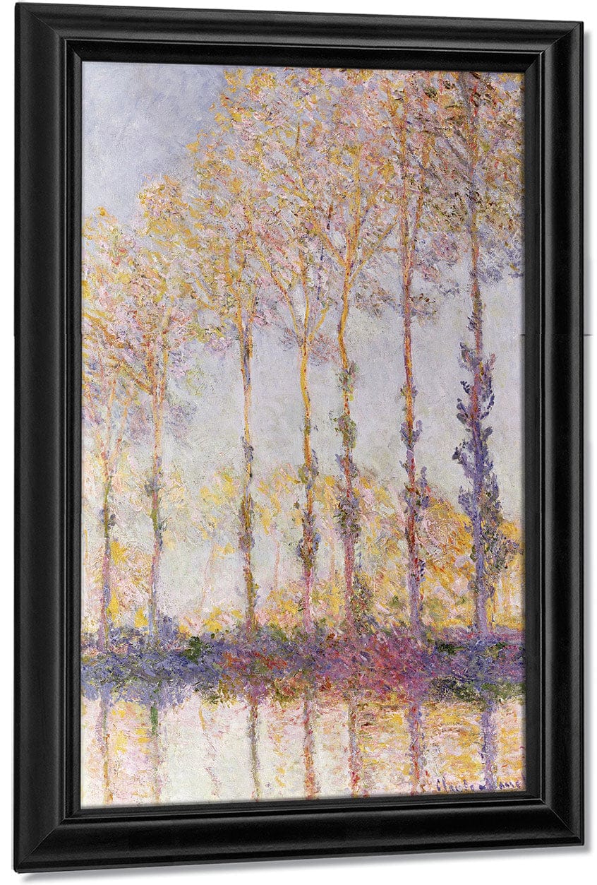 Poplars On The Banks Of The Epte By Claude Monet Fine Art Print