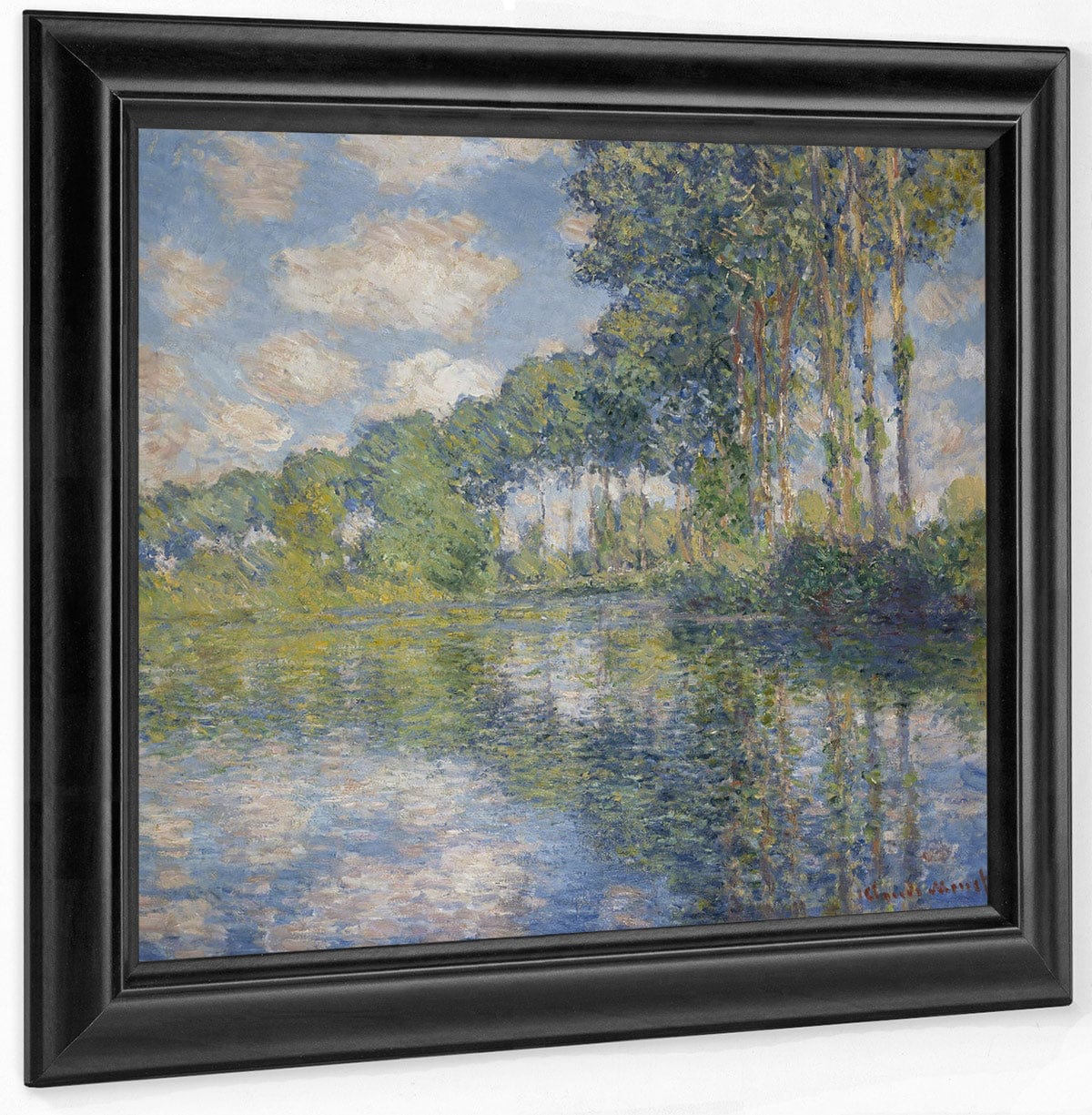 Poplars On The Epte By Claude Monet Fine Art Print