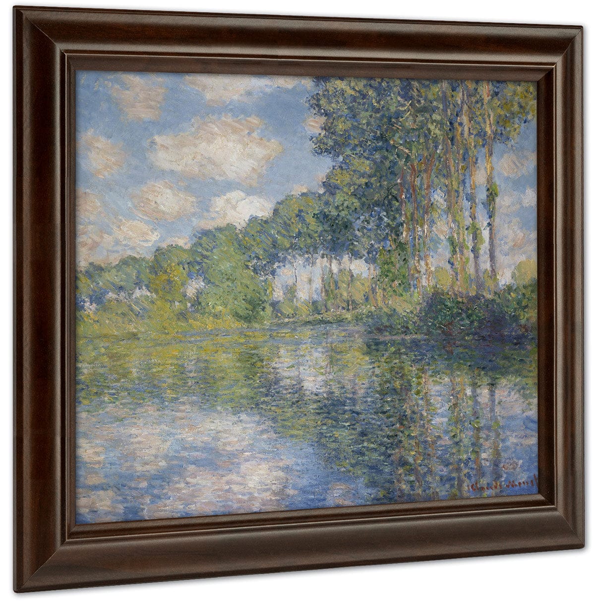 Poplars On The Epte By Claude Monet Fine Art Print