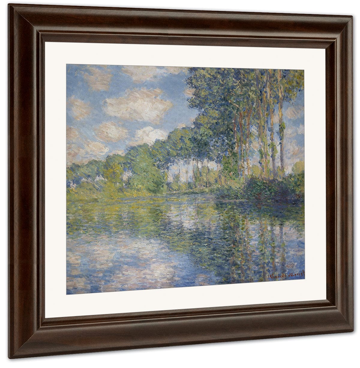 Poplars On The Epte By Claude Monet Fine Art Print