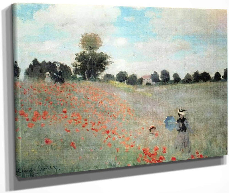 Poppies At Argenteuil By Claude Monet Fine Art Print