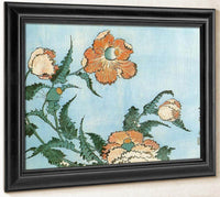 Poppies By Hokusai Fine Art Print