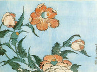 Poppies By Hokusai Fine Art Print