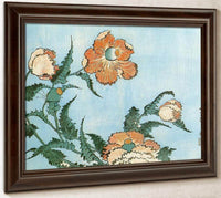 Poppies By Hokusai Fine Art Print