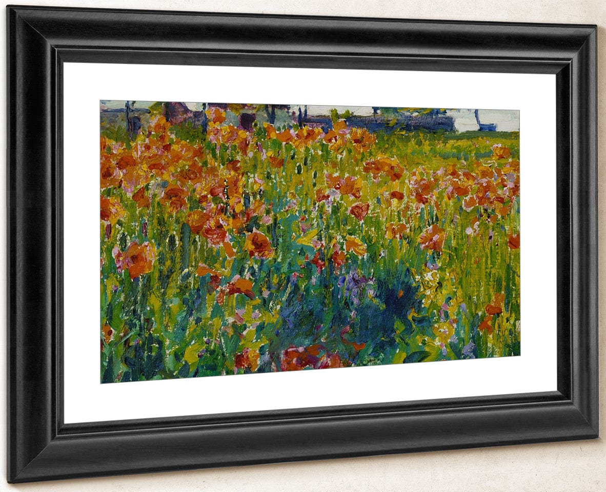 Poppies In France By Robert William Vonnoh Fine Art Print