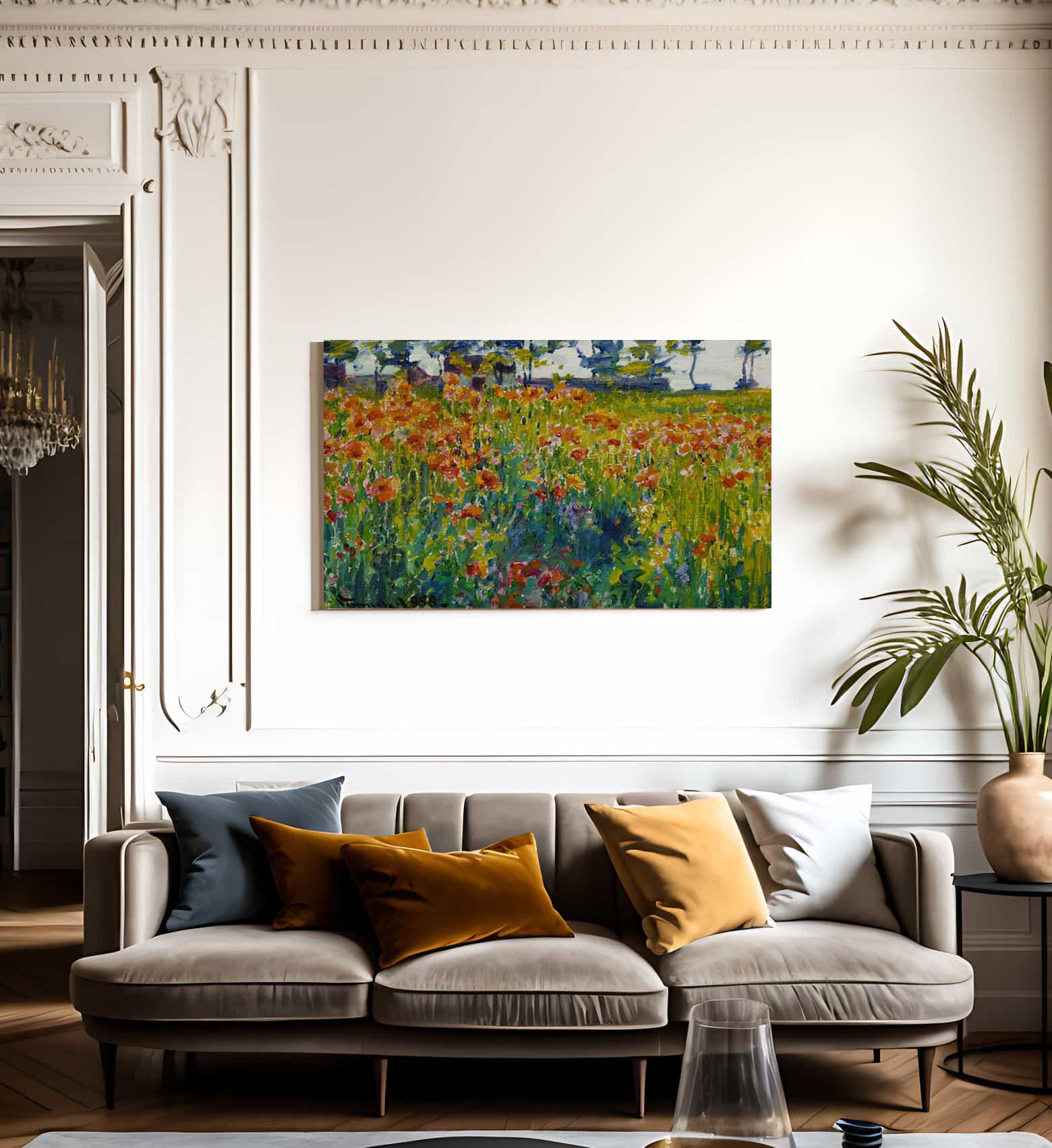 Poppies In France By Robert William Vonnoh Fine Art Print