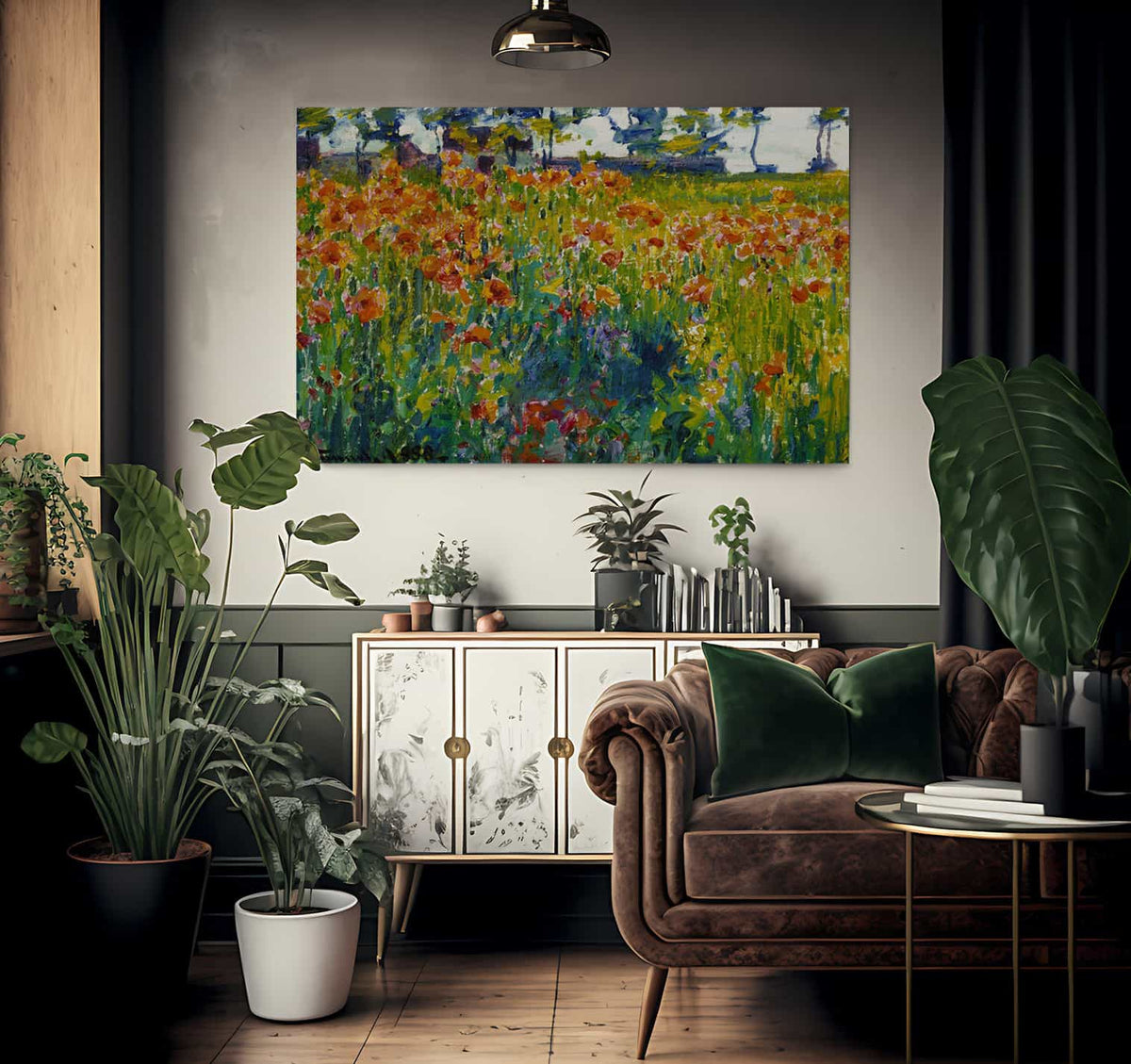 Poppies In France By Robert William Vonnoh Fine Art Print