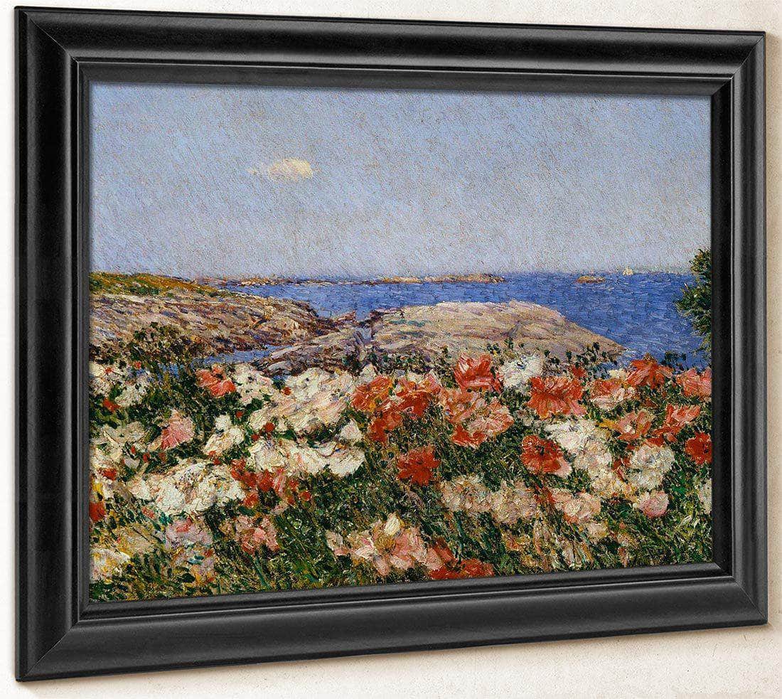 Poppies On The Isle Of Shoals By Childe Hassam Fine Art Print