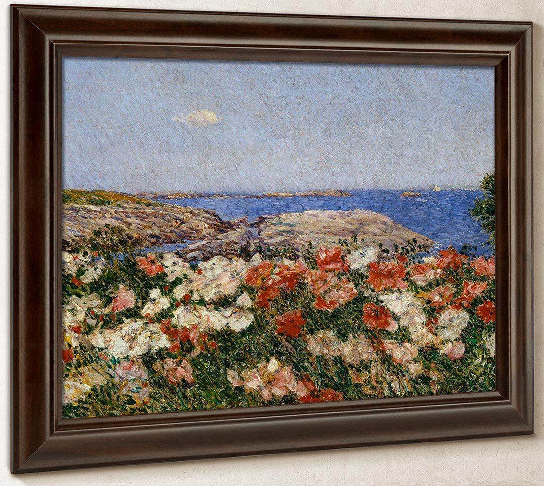 Poppies On The Isle Of Shoals By Childe Hassam Fine Art Print