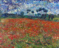 Poppy Field Painting Vincent Van Gogh Canvas Art Fine Art Print