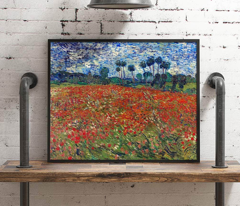 Poppy Field Painting Vincent Van Gogh Canvas Art Fine Art Print