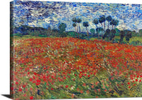 Poppy Field Painting Vincent Van Gogh Canvas Art Fine Art Print