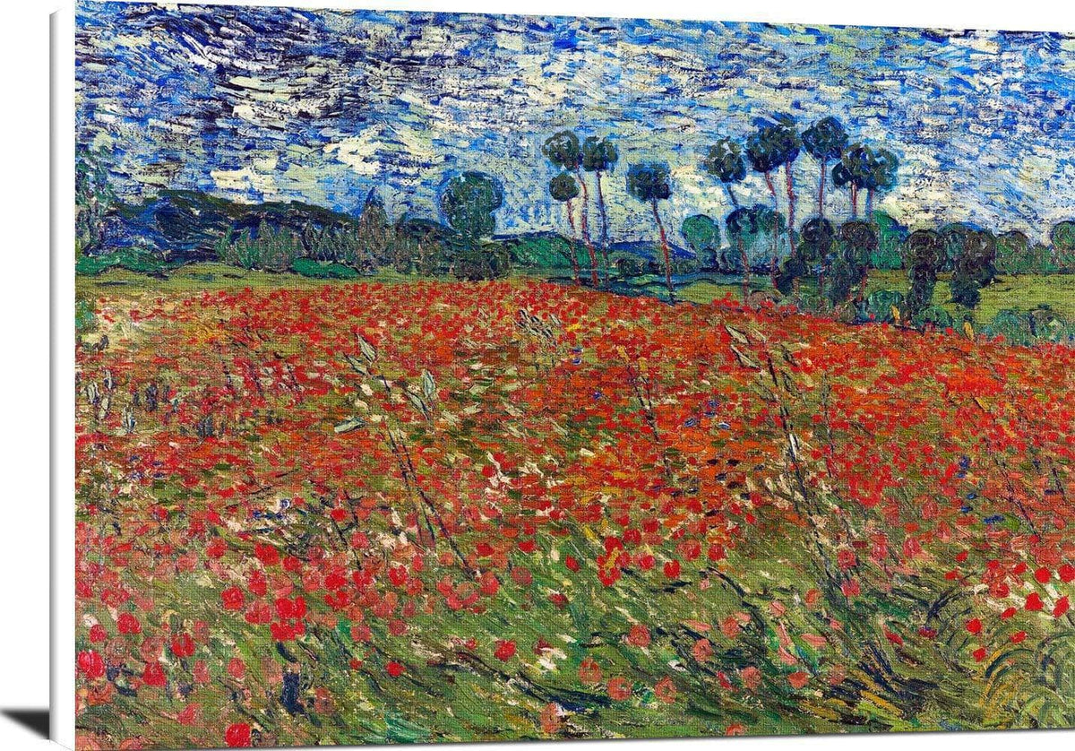 Poppy Field Painting Vincent Van Gogh Canvas Art Fine Art Print