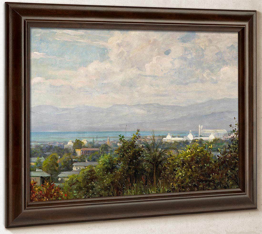 Port Au Prince, Haiti By Louis Aston Knight Fine Art Print