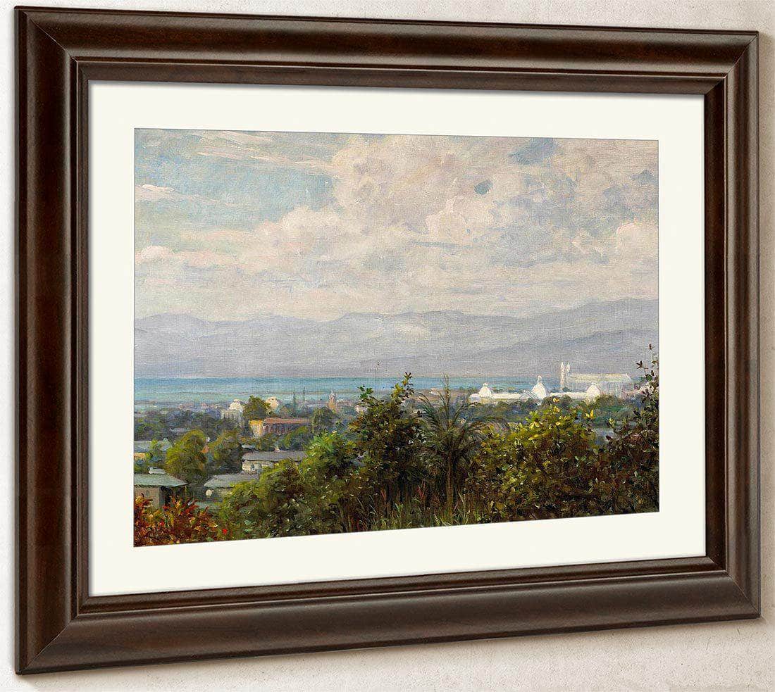 Port Au Prince, Haiti By Louis Aston Knight Fine Art Print