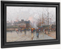 Porte De Chatillon By Eugene Galien Laloue Fine Art Print