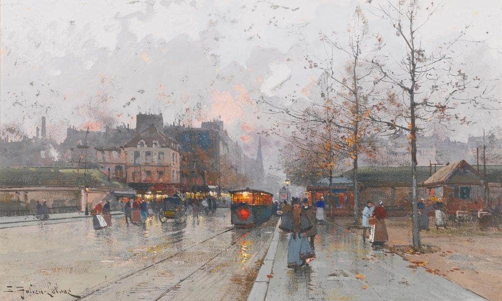 Porte De Chatillon By Eugene Galien Laloue Fine Art Print
