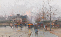 Porte De Chatillon By Eugene Galien Laloue Fine Art Print