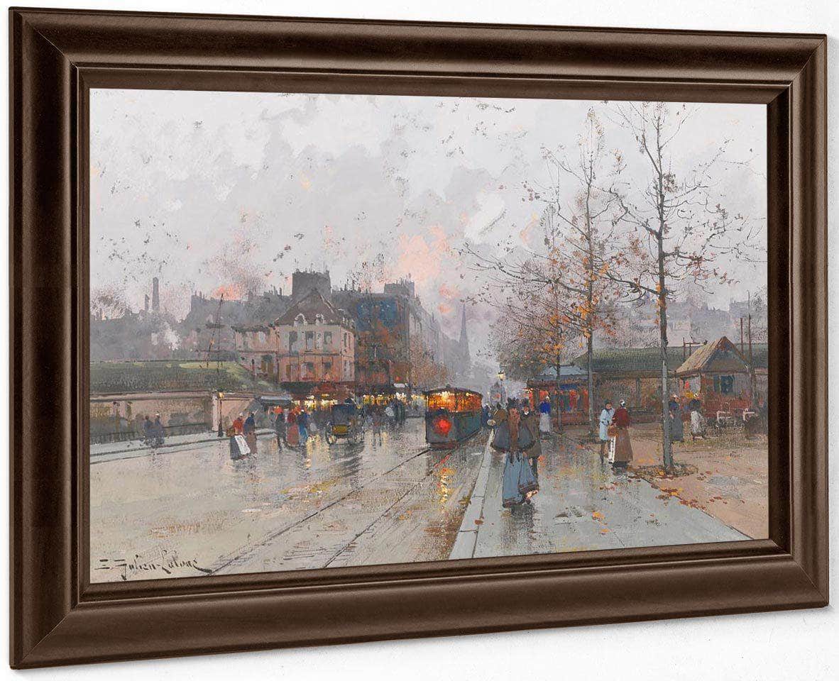 Porte De Chatillon By Eugene Galien Laloue Fine Art Print