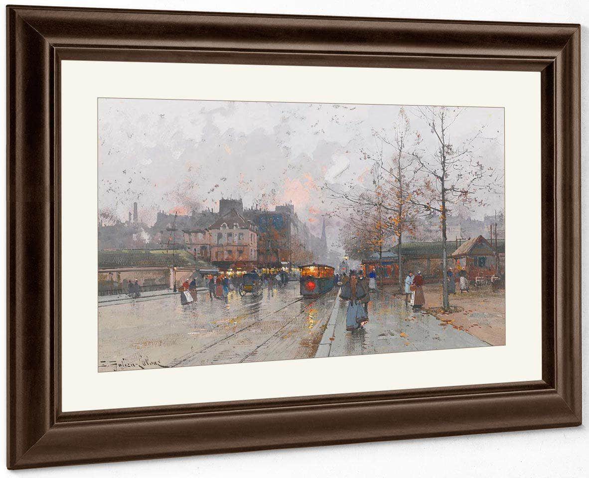 Porte De Chatillon By Eugene Galien Laloue Fine Art Print