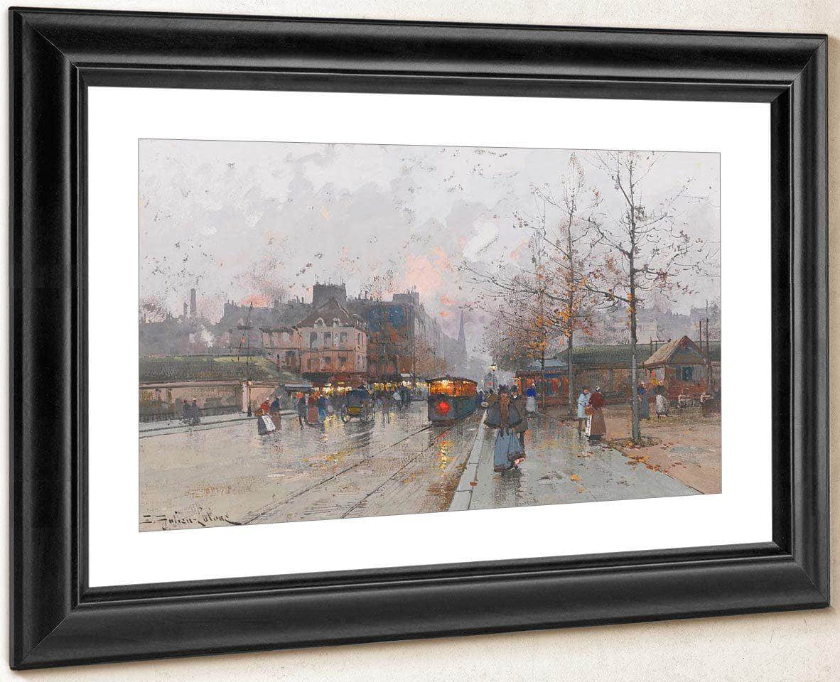 Porte De Chatillon By Eugene Galien Laloue Fine Art Print