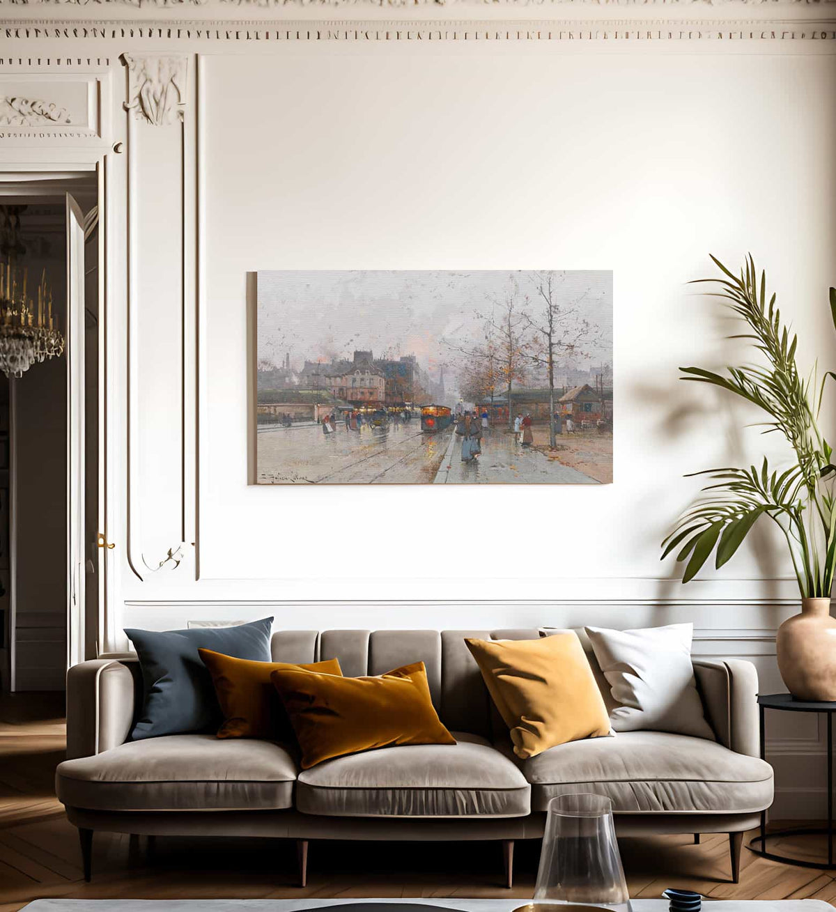 Porte De Chatillon By Eugene Galien Laloue Fine Art Print