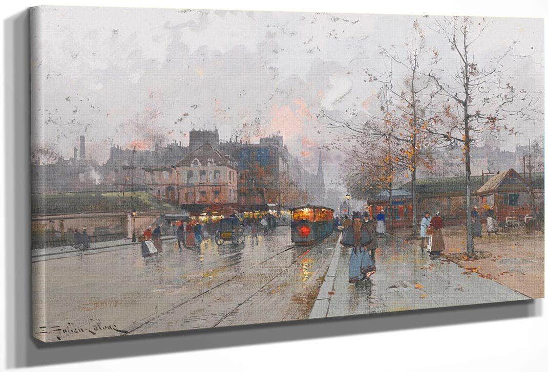 Porte De Chatillon By Eugene Galien Laloue Fine Art Print