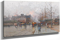 Porte De Chatillon By Eugene Galien Laloue Fine Art Print