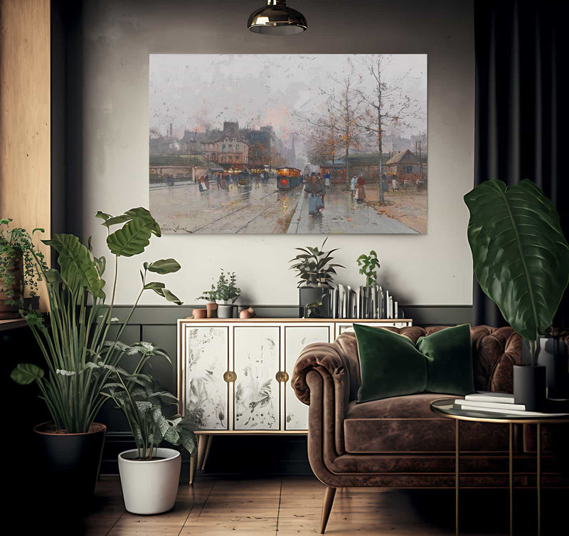 Porte De Chatillon By Eugene Galien Laloue Fine Art Print